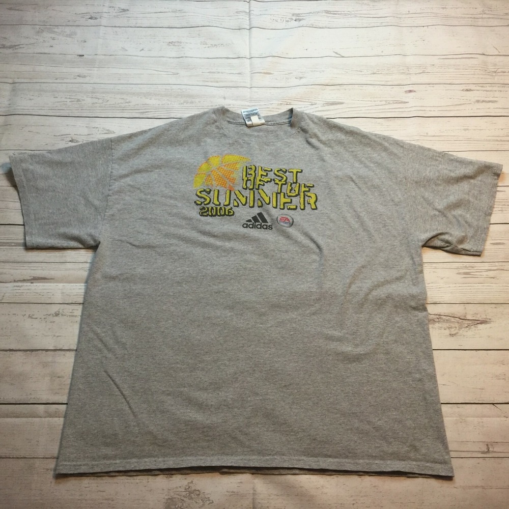 Vintage 2006 Adidas Best of the Summer EA Sports Trefoil Shirt Men's Size 2XL